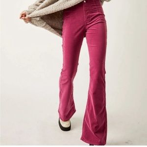 We The Free Pink Flare Jeans
